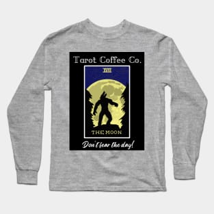 The Moon - Tarot Coffee Co Long Sleeve T-Shirt